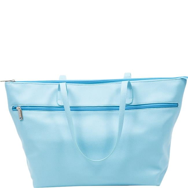 baby blue tote bag