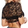 thumbnail image 5 of Women Blouse For Oktoberfest Blouse Black Women's Dirndl Blouse Lace Dirndl Elegant Womens Corsets Lingerie, 5 of 9
