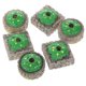 thumbnail image 2 of Miniature House Accessories Parterre Statue Flower Bed Decoration Indoor Decor Resin 6Pcs, 2 of 5