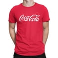 thumbnail image 2 of Officially Licensed Coca-Cola Classic Logo Distressed Design Men's T-shirt, 2 of 3