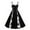 Black dresses, variant on Summer Saving Wycnly Dresses for Women 2024 Evening Party Prom Vintage 1950S Flowy Pleated Swing Strap Midi Dresses Polka Dot Print Sleeveless V-Neck Knee-Length Formal Dresses for Women Blue m