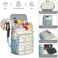 thumbnail image 5 of Travel Cooler Bag - Cute Cartoon Pug Camping Beer Cooler Backpack with Bottle Opener- Waterproof Insulated Picnic Backpacks - Cooler Bag for Beach, 5 of 6