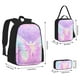 thumbnail image 2 of Easygdp Purple Sparkling Butterfly Mochila para Niños y Niñas con Set de Caja de Almuerzo y Estuche para Lápices 3 en 1, Mochila Escolar Estampada para Adolescentes, 2 of 7