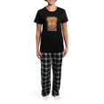 thumbnail image 4 of CafePress - You Are Standing Too Close Cat Pajamas - Women's Short Sleeve Print T-Shirt and Pants Dark Cotton Pajama Set, 4 of 7