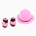 thumbnail image 1 of Niñas Recién Nacidas Niños Crochet Disfraz De Punto Fotografía Foto Punta Sombrero Rosa Sunnimix Sombreros de punto a mano para niños, 1 of 8