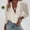 *White, variant on ClodeEU Women's Chiffon V Neck Long Sleeve Blouse with Ruffle Hem,Trendy Casual Shirt Yellow,Womens Plus XL