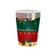 thumbnail image 2 of Juego de vajilla desechable para fiestas navideñas, 32 piezas, color rojo y verde, con temática navideña, vajilla decorativa de papel., 2 of 7
