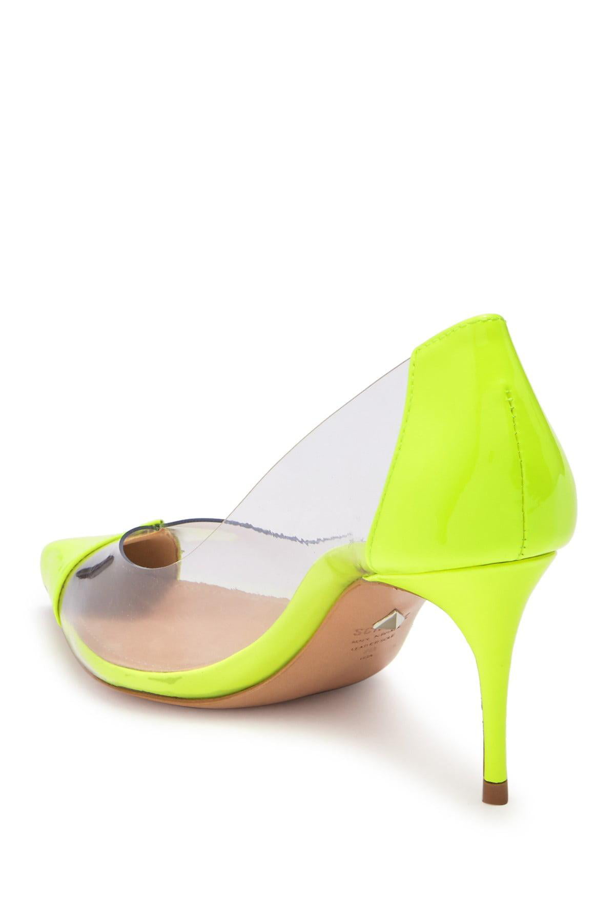 Buy Elisabet Tang High Heels, Womens Pointed Toe Slip on Stilettos Party  Wedding Pumps Basic Shoes (Neon Yellow, 12) at Amazon.in