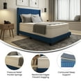 thumbnail image 6 of Merrick Lane 14" Premium Euro Top Hybrid Pocket Spring and Memory Foam Mattress, Full, 6 of 13