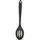 thumbnail image 1 of Cucharas ranuradas para hornear, 3 cucharas ranuradas pequeñas Retrieva Cucharas de ensalada de silicona Cuchara de cocina Revolviendo Cuchara pequeña (Negro) TUNC Sencillez, 1 of 5