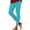 Mint Green, variant on Women's Elastic Waist Workout Leggings with Slit Hem Tummy Control Soft Lightweight Yoga Trousers