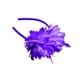 thumbnail image 2 of Diadema de pluma flor Qarigey para ceremonia y boda en violeta, 2 of 6