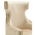 thumbnail image 6 of Gramercy Gold Croc Velvet Wing Chair, 6 of 6