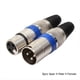thumbnail image 3 of 8 Pares de Conector XLR Micrófono de Audio de 3 Pines MIC XLR Macho Enchufe Hembra Adaptador Jack, 3 of 5