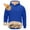 Blue A, variant on Mens Winter Plus Size Tops,Pullover Sweater Stand Collar Elastic Solid Color Half Sweater For Men Stand-up Collar Sweater
