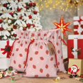 thumbnail image 6 of KLL Hand Drawn Strawberry for Christmas Gift Bag,Holiday Bags for Gifts Christmas Bags & Drawstring Gift Pouch Reusable Holiday Gift Bags & Party Favor Bags (1 PCS)-Medium, 6 of 9