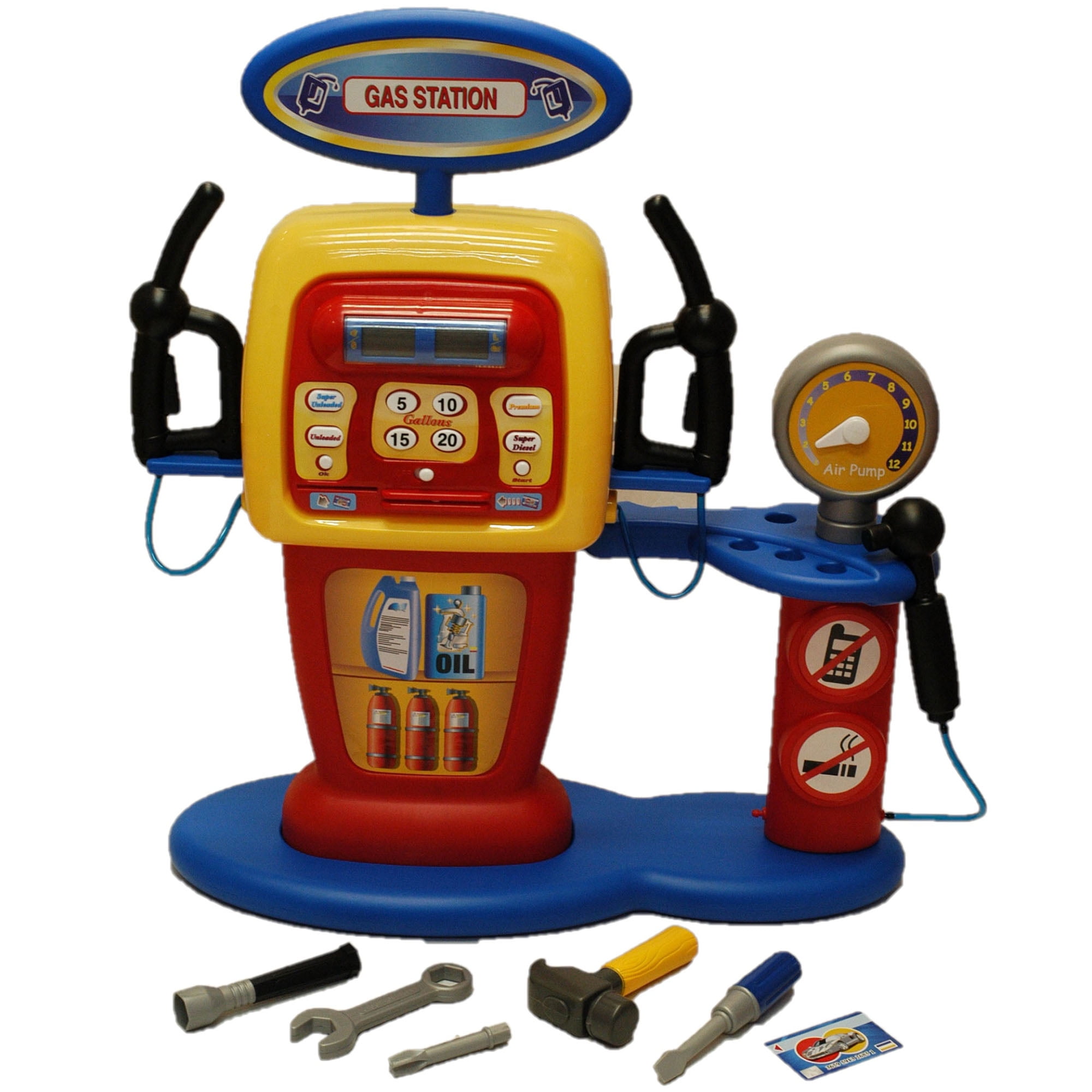 Children's Electronic Self Service Gast Station, Pretend & Play Gas
