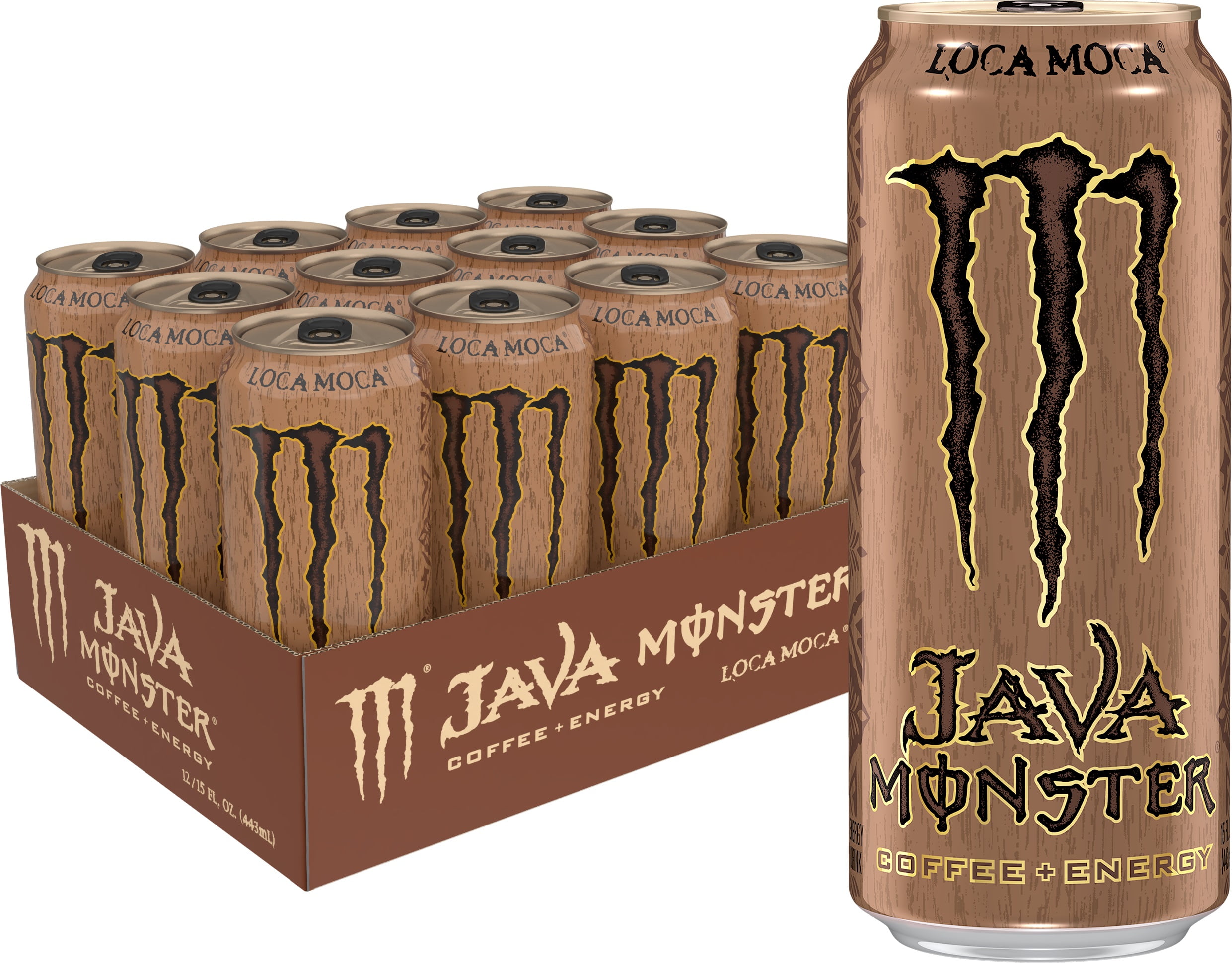 Java Monster Loco Moca, 15 Fl Oz Cans, 12 Ct
