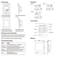 thumbnail image 4 of Sidaley Termostato inteligente WiFi, control remoto de temperatura de caldera de agua/gas de calefacción de suelo eléctrico para Electrónica 16A sin Wifi, 4 of 6