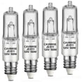 thumbnail image 1 of Bombilla CVARRISE JDE11, 100 W, 120 V, halógena, 2700 K, blanco cálido, paquete de 4, 1 of 7