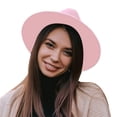 thumbnail image 4 of Bucket Hats Men's And Women's Solid Ribbon Bucket Hat Jazz British Hat Bucket Hats, 4 of 4