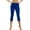 Blue, variant on Aofany Capri Pants For Women Summer Yoga Workout Knee Length Leggings High Waist Stretch Cropped Pants