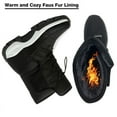 thumbnail image 6 of Stepedia Women's Men's Warm Faux Fur Lined Mid Calf Winter Boots Waterproof Snow Boots, Black, 6 of 8