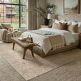 thumbnail image 3 of BERTHMEER 6'x9' Area Rugs for Living Room Bedroom Dining Room Office Oriental Floral Vintage Farmhouse Machine Washable Non-slip Traditional Distressed Carpets, Camel, 3 of 6