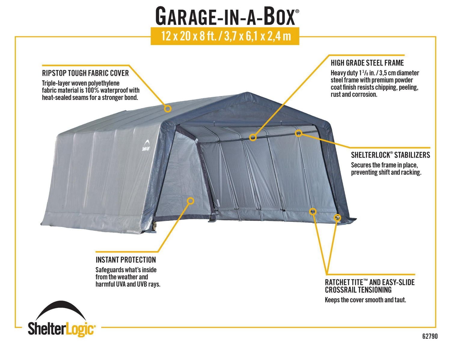Garage-in-a-Box 12 x 20 ft.