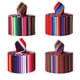 thumbnail image 2 of 5 yardas/rollo 25 63mm sarape mexicano rayas multicolor cinta de grosgrain para hacer lazos para el cabello suministros decoración para fiesta, 2 of 5