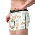 thumbnail image 3 of Wukai Air Balloon and Flower Print Men’s Underwear Breathable Boxer Briefs,&nbsp;Moisture Wicking & Breathable-Medium, 3 of 7