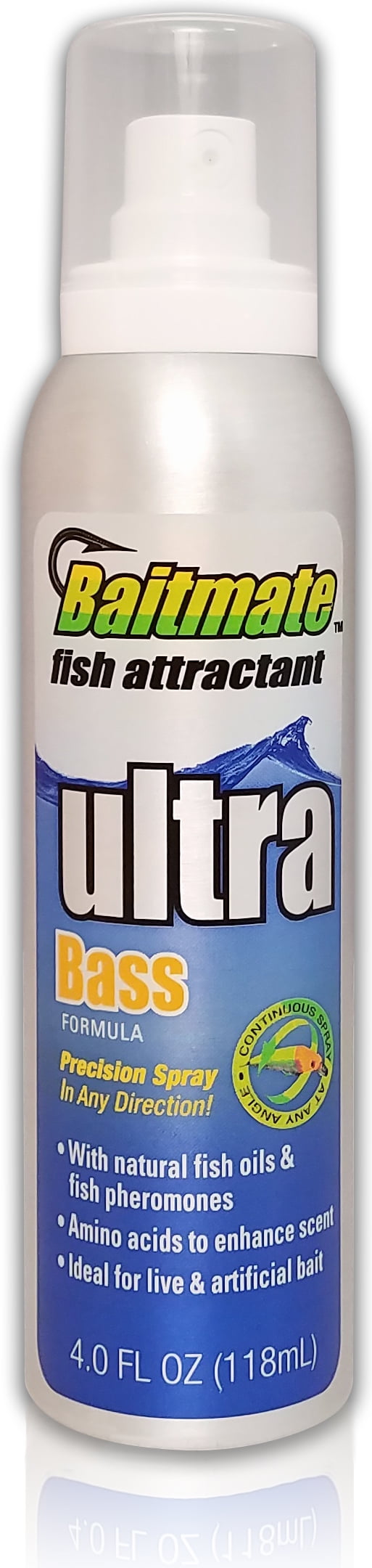Baitmate Ultra Bass Continuous Spray Fish Attractant, 4 Oz. - Walmart ...