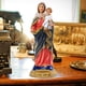 thumbnail image 3 of Virgen María Niño Jesús Estatua Jesús María Estatuilla religiosa Decoración de oficina en hogar Adornos, 3 of 9