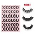 thumbnail image 2 of False Eyelashes 30 Pairs Pack - Thick, Curly & Realistic Look Premium Synthetic Lashes, Reusable for Daily & Special Occasions, 2 of 17