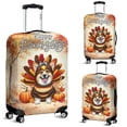 thumbnail image 2 of Happy Thanksgiving Corgi Turkey Costume Pumpkins Autumn Leaves Travel Luggage Cover Welsh Corgi Dog Lover Gifts Idea Suitcase Dust Protective Decor - 13014, 2 of 5