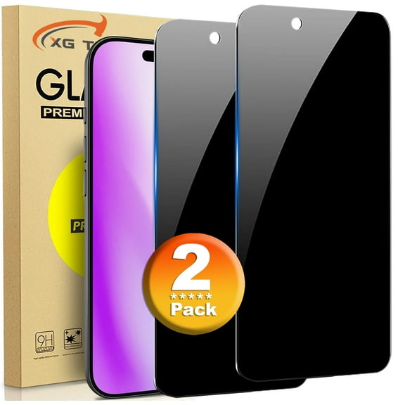 Apple iPhone Air Privacy Screen Protector, [2 Pack] Anti Spy Shatterproof Tempered Glasses Film