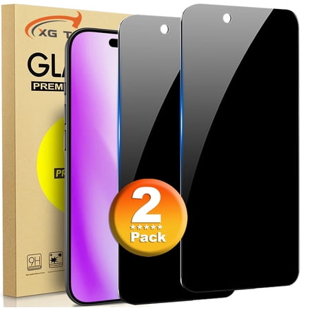 Apple iPhone Air Privacy Screen Protector, [2 Pack] Anti Spy Shatterproof Tempered Glasses Film