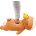 thumbnail image 4 of Shiba Inu - Almohada para abrazar animales de peluche Shiba Inu, juguete de peluche para niños, almohadas de peluche para perros lindos, almohadas Shiba Inu, color marrón, 4 of 5
