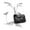 Black, variant on Folding Bike Handlebar Bag Multi-functional Bike Front Bag Insulated Bike Basket Bag with Rain Cover