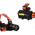 thumbnail image 3 of Lampara Cabeza Linterna Led Minera Recargable Con Sensor Malubero, Naranja, 3 of 5