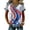 NavyC&06^0310U, variant on Trgacdwlo Waffle 250 Anniversary USA Shirts 1776-2026 Flag Print Women's Short Sleeve Tops Patriotic Red White and Blue Womens 4th of July Tops S