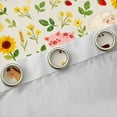 thumbnail image 4 of Feelyou Horse Pig Sheep Curtains Pack of 2 (42x84 Each), Rustic Flower Curtains Blackout, 4 of 6