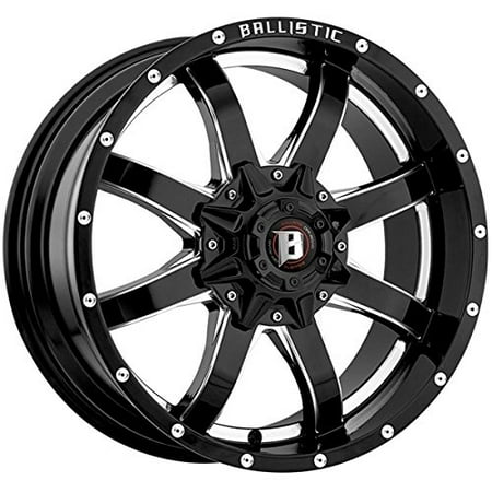- Ballistic Anvil 955890267+00GBX 18x9 6X135 & 6X139.7 +00mm Offset Gloss Black Wheel