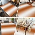 thumbnail image 6 of Burnt Orange Ombre 6x9 Area Rugs, Abstract Art Modern Orange Gradient Non-Skid Rubber Backing Large Rectangle Rugs - Living Room Bedroom Home Office, Indoor Floor Mat Carpets Washable Rug, 6 of 9