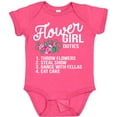 thumbnail image 3 of Inktastic Flower Girl Wedding Duties Girls Baby Bodysuit, 3 of 5