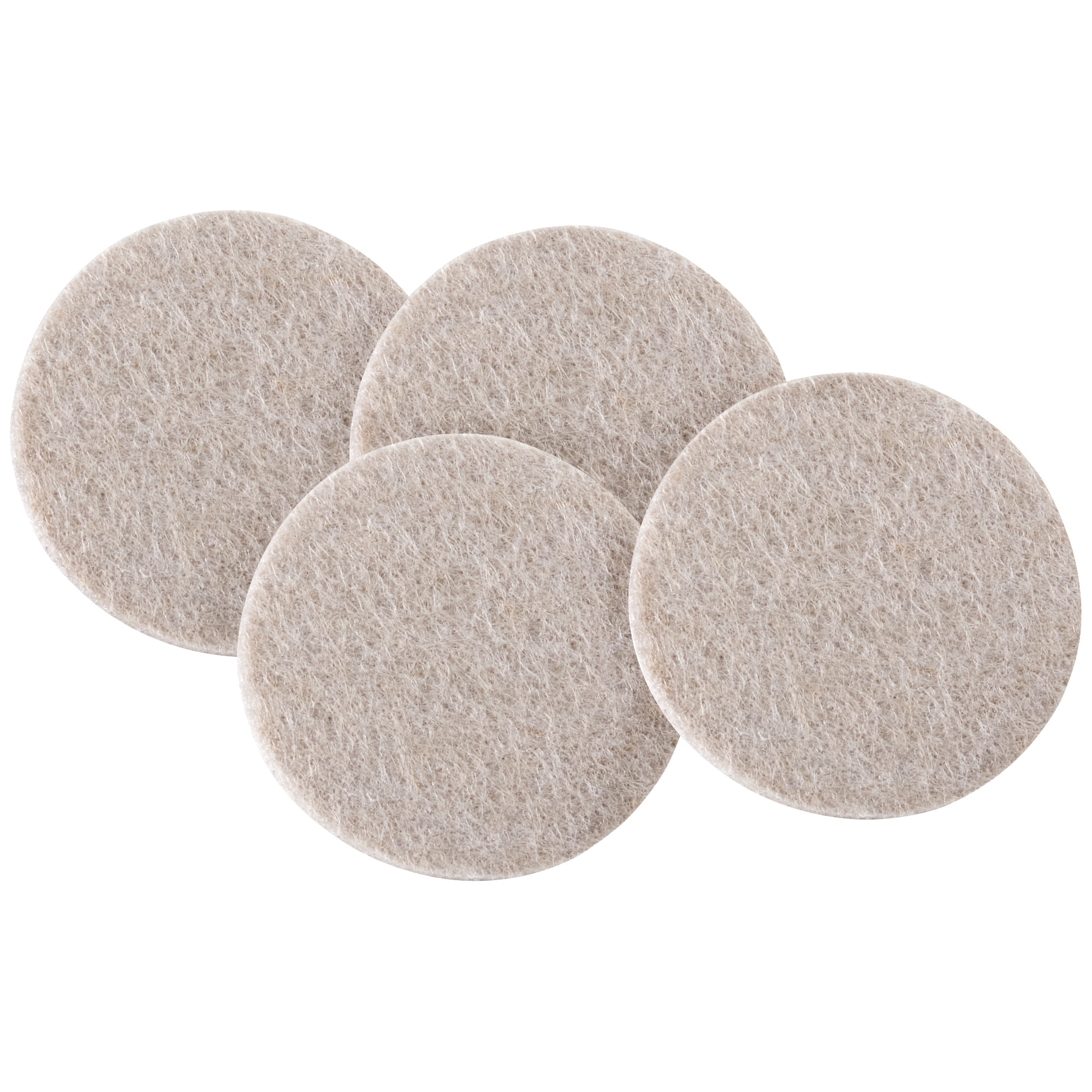 3 Round Self Stick Felt Furniture Pads For Hardwood Beige 4