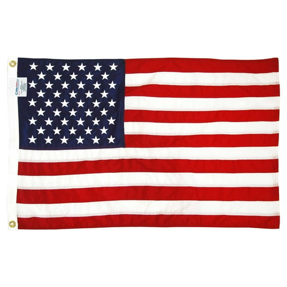 Super Tough Brand USA 2ft x 3ft Nylon American Flags 10in