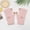 Pink, variant on SYMOID Pink Touchscreen Gloves for Women - Warm Acrylic Winter Gloves with Cute Embroidery, Full Finger, One Size Fits Female Teens for Cold Weather,Size Free Size