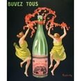 thumbnail image 2 of Cappiello, Leonetto 12x14 Black Modern Framed Museum Art Print Titled - Drink all Evian-Cachat, 2 of 4