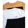 thumbnail image 3 of RBX Boys Active Shorts Set - 3 Piece Boys Athletic Shirts and Kids Fleece Sweat Shorts (8-12), 3 of 7